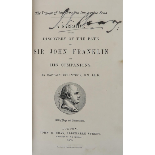 434 - Famous Co. Louth ExplorerM'Clintock (Capt. F.L.) The Voyage of the 'Fox' in the Arctic Seas,&nb... 