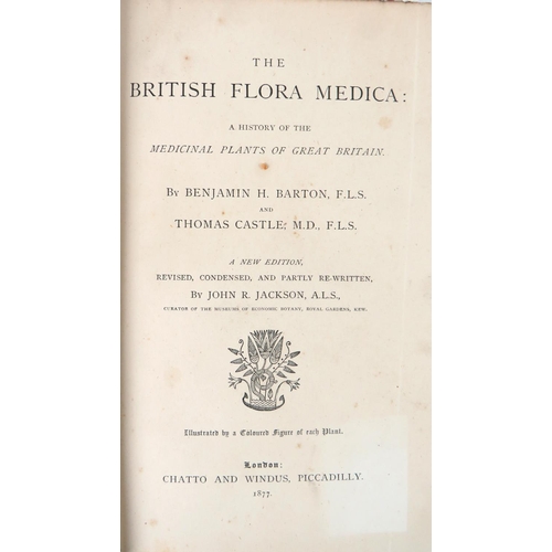 437 - Coloured Plates: Barton(B.H.) & Castle (Thos.) The British Flora Medica:... Medicinal Plant... 