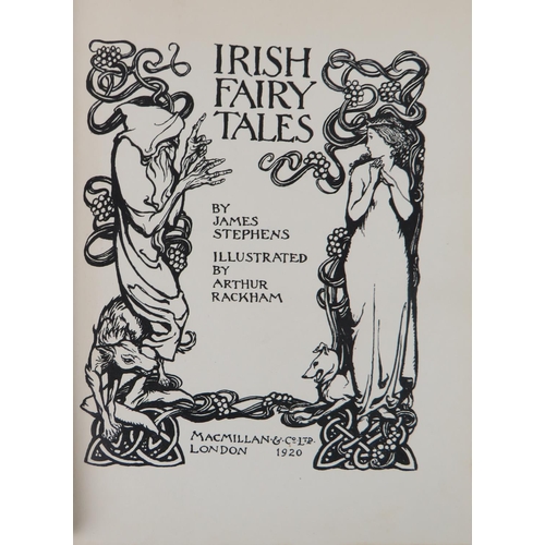 441 - Rackham - Irish Fairy Tales, sm. 4to Lond. (MacMillan & Co.) 1920. First Edn., 16 full... 