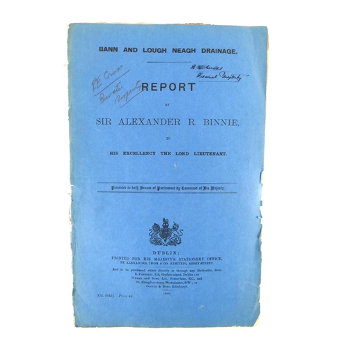 515 - With Coloured Maps & PlansN. Ireland: Bann and Lough Neagh Drainage - Reports of Sir Alexan... 