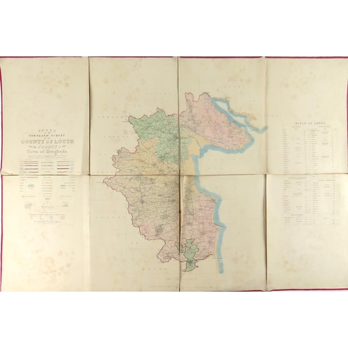 541 - Irish Map: Index to the Townland Survey of the County of Louth and the County of the Town of Dr... 
