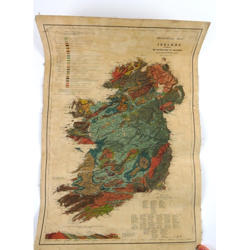 545 - Irish Map: Griffith (Richard) Geological Map of Ireland to accompany the Instruction to Valuators, c... 