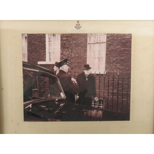 631 - Photographs: [Political Interest] A pair of black and white original Photographs of Sir Winston... 