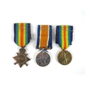 Medals: World War One [Irish Guards] A set of three Army Issued Medals for Private R. Sheppard, Iris... 