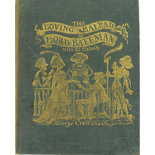 672 - Rare Work by Charles Dickens[Dickens (Charles)] The Living Ballad of Lord Bateman, 16mo Lond. (Charl... 