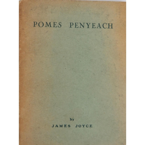 680 - Scarce First EditionJoyce (James) Pomes Penyeach, 24mo Paris (Shakespeare and Company) 1927. First E... 