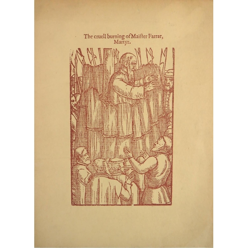 683 - One of 100 with Manuscript VerseHughes (Ted) The Martyrdom of Bishop Farrar, 8vo, Devon (Richard Gil... 