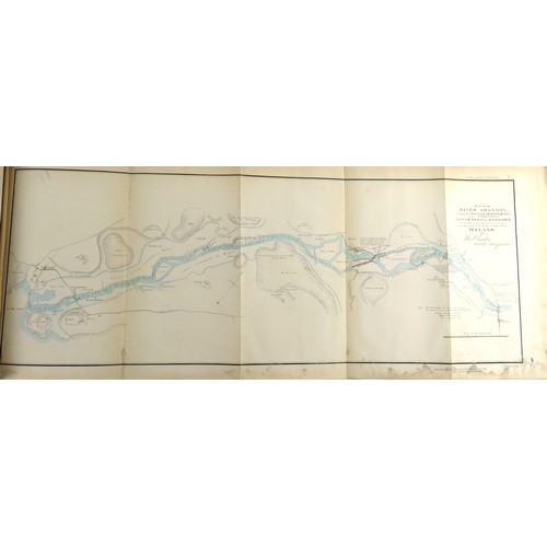 217 - The River ShannonMaps & Plans:  River Shannon Navigation. Letter from Colonel John F. Burgoyne t... 