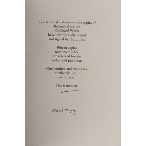 232 - Signed by the AuthorsCarson (Ciaran) Collected Poems, 8vo, Meath (Gallery Press) 2008, Limited Edn.,... 