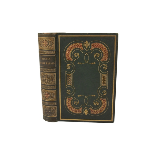 258 - Binding: Byron (Lord) Childe Harold's Pilgrimage, roy 8vo Lond. 1841. Hf. title, engd. frontis &... 