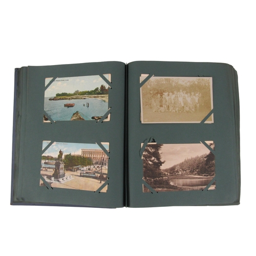 265 - Postcards: A very good Postcard Album, containing in excess of 350 cards, mostly English topography,... 