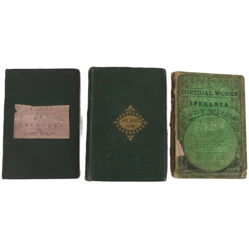 290 - [Wilde] Poems, by Speranza (Lady Wilde) 8vo Dublin 1864. First Edn., Dedicated to My Sons Willie and... 