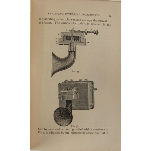 303 - Preece (Wm. H.) & Maeir (J.) The Telephone, 8vo Lond. 1889, First Edn., hf. title (loose), fold.... 