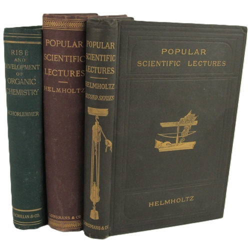 315 - Helmholtz (H.) Popular Lectures on Scientific Subjects,... With An Introduction by Professor Tyndall... 