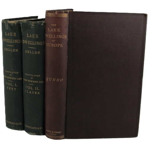 338 - Keller (Dr. Ferdinand) The Lake Dwellings of Switzerland and other Parts of Europe, 2 vols. L. 1878.... 