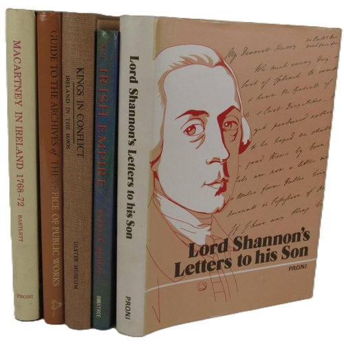 359 - Hewitt (Esther)ed. Lord Shannon's Letters to his Son, folio Belfast (P.R.O.N.I.) 1982; Bar... 