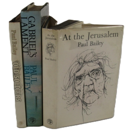 378 - Bailey (Paul) Three First UK Editions, signed At the Jerualem, (Cape 1967), signed, d... 