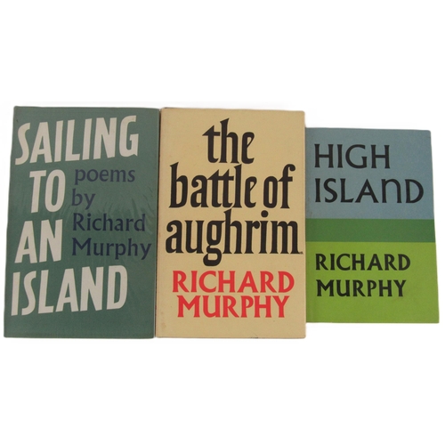 381 - Murphy (Richard) Sailing to an Island, (Faber 1963) First Edn., signed  v.g. in cloth, dust wrapper ... 