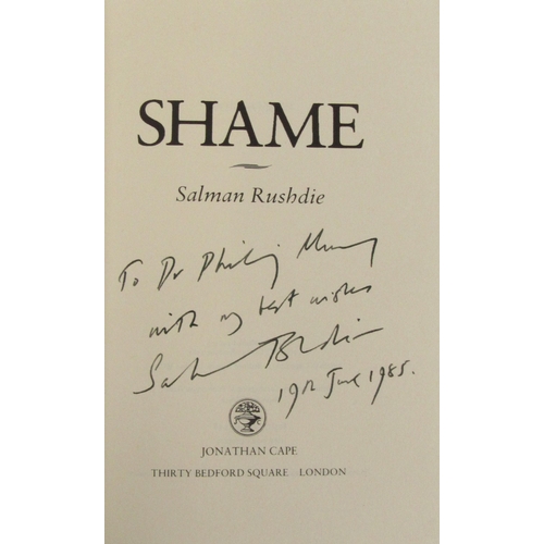 393 - Rushdie (Salman) The Moor's Last Sigh, (Cape 1995) First Edn., signed, v.g. in cloth, dust wrappers.... 