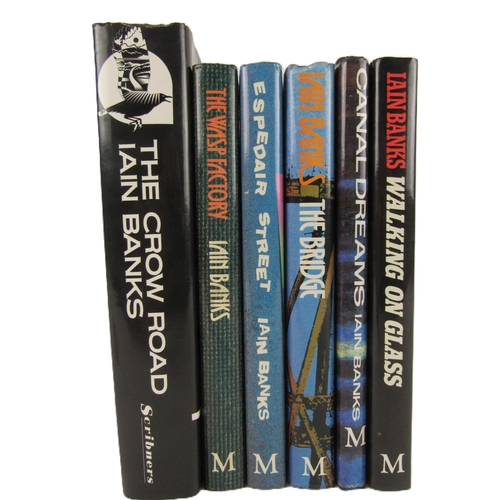 400 - Banks (Iain M) First UK Editions of author's first 6 novels; The Wasp Factory, (Macmillan 1984), sig... 