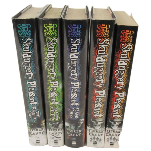 403 - Landy (Derek) Five First Editions. Skulduggery Pleasant, (2007), signed, Skuldug... 