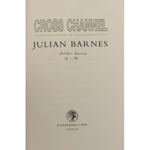 405 - Barnes (Julian) Nine First UK Editions. Cross Channel, (Cape 1996), signed, dated 18.i.96; Staring a... 