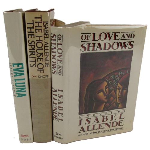 420 - Allende (Isabel) Three First Editions:  The House of Spirits, (Knopf 1975) First US E... 