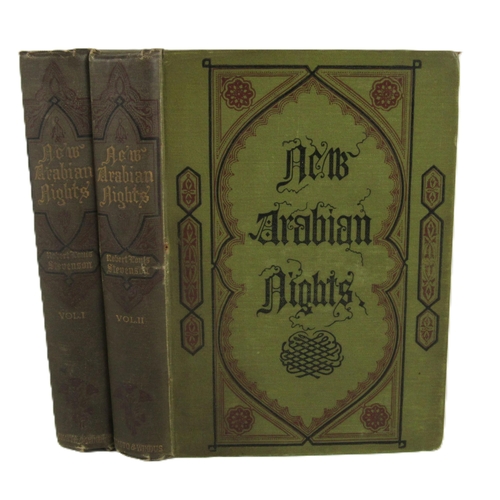 440 - Stevenson (Rob. Louis) New Arabian Nights,  2 vols. Sm. 8vo Lond. (Chatto & Windus) 1882. Second... 