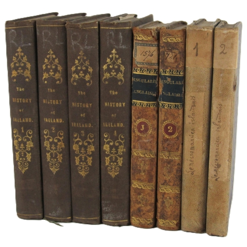 443 - Moore (Thomas) The History of Ireland, 4 vols. 12mo Paris 1835-40., hf. titles, cont. cloth, gi... 