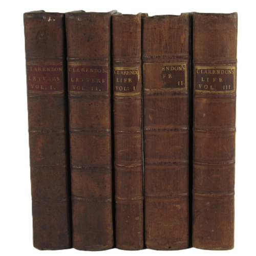 463 - Clarendon - The Life of Edward, Earl of Clarendon, 3 vols. 8vo Dublin (For Peter Wilson) 1759-6... 