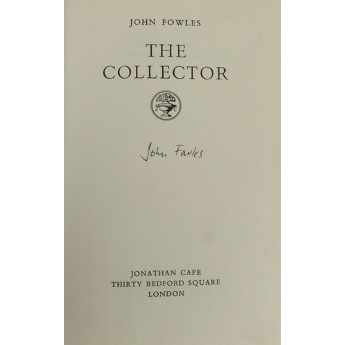 507 - Fowles (John) The Collector, (Jonathan Cape, 1963) First Edn., v.g. in cloth, dust wrapper. v.g. cop... 