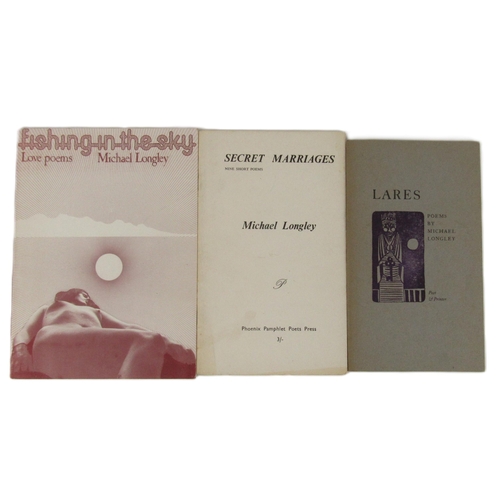 520 - Longley (Michael) Fishing in the Sky: Love Poems, (Poet & Printer 1975) First Edn., signed. v.g.... 