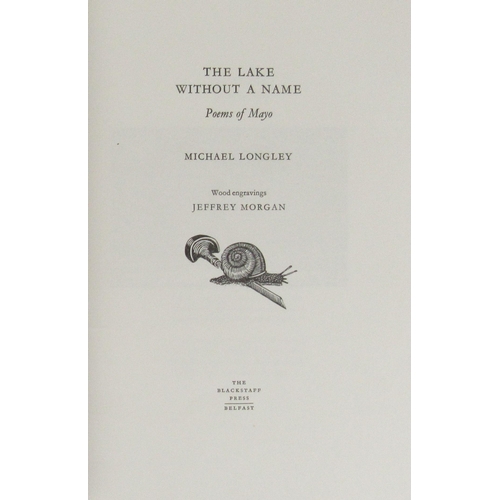 524 - Longley (Ml.) The Lake Without a Name, Poems of Mayo, [3 words in italics] (Blackstaff Press 2005) F... 