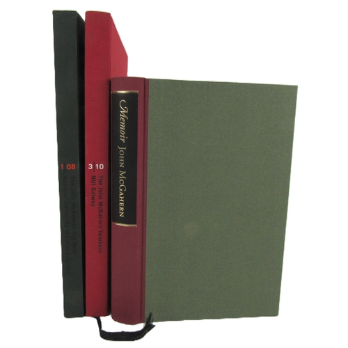 525 - McGahern (John) Memoir, (Faber 2005) First Edn., fine in v.g. slipcase. Special Ltd. Edn. of 250 cop... 