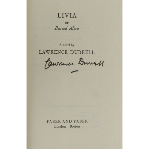 533 - Durrell (Lawrence) A set of Five Signed First Editions, Monsieur or the Prince of Darkness, (Faber 1... 