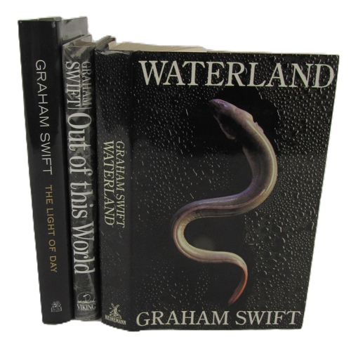 554 - Swift (Graham) Waterland, (Heinemann 1983) First Edn., signed, v.g. in cloth, dust wr... 