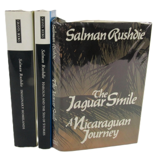 555 - Rushdie (Salman) The Jaguar Smile Nicaraguan Journey, (Viking 1987) First US Edn., v.g. in... 