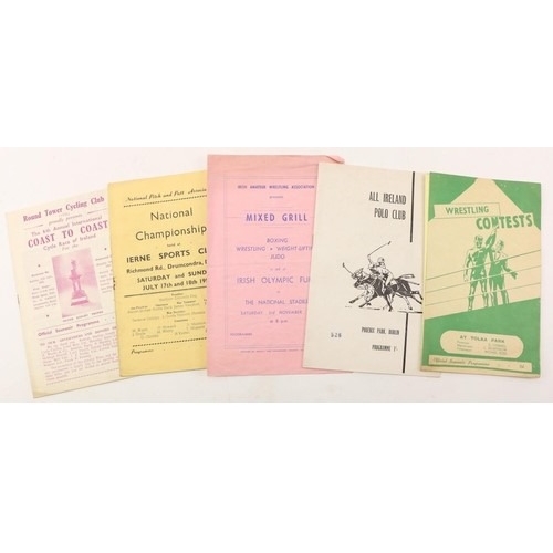 635 - Programmes:  Show-jumping (Irish) 1950-80's, A large collection of various Show Cards and Programmes... 