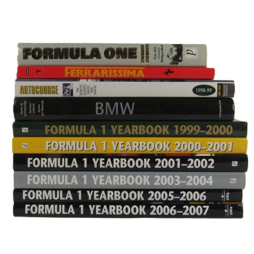 496 - Motor Racing & Cards:  Formula I Year Books 1999 - 2007, together 6 vols. lg. folio L.... 