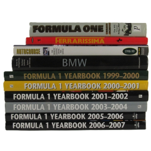 496 - Motor Racing & Cards:  Formula I Year Books 1999 - 2007, together 6 vols. lg. folio L.... 