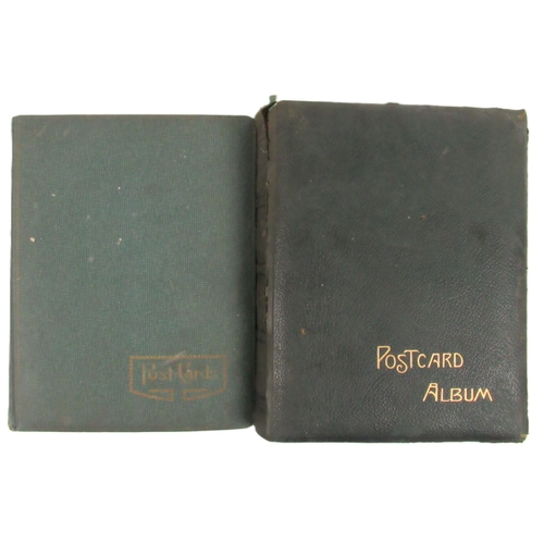 592 - Postcards: Two thick postcard Albums, containing approx. 500 varied postcards, of mostly Englis... 