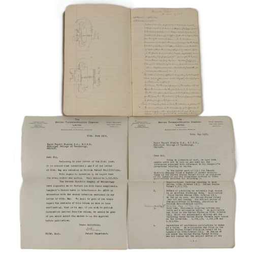 665 - Belfast interest: Inventions: A manuscript copybook containing technical details of a  con... 