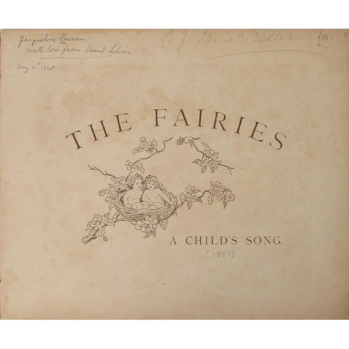 679 - Juvenalia: [Allingham (Wm.)] The Fairies, oblong 8vo Lond. (T. de la Rue) [1883] First Edn.,  illust... 