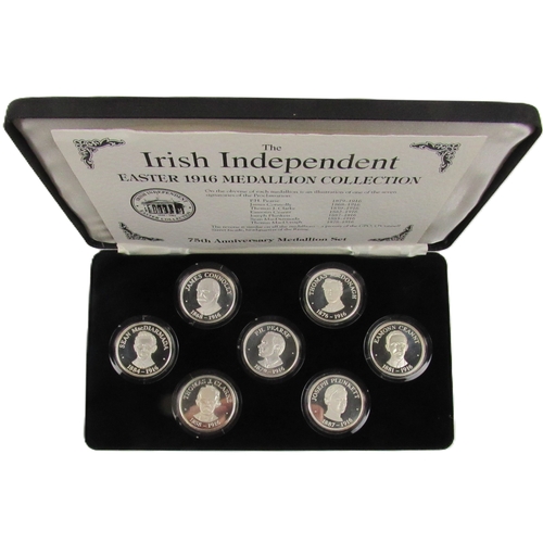 701 - Commemorative Coins: [Irish Independent] 'Easter 1916 silver Medallion Collection - 75th A... 