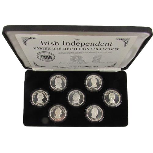 701 - Commemorative Coins: [Irish Independent] 'Easter 1916 silver Medallion Collection - 75th A... 