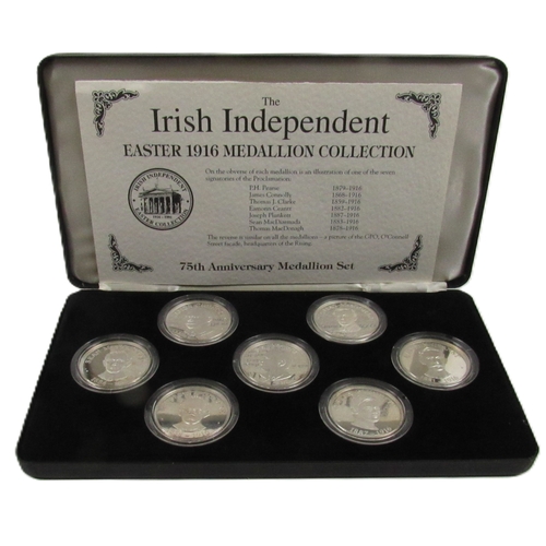 701 - Commemorative Coins: [Irish Independent] 'Easter 1916 silver Medallion Collection - 75th A... 