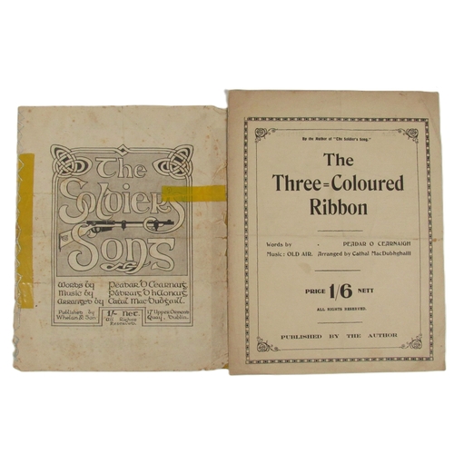702 - Rare Republican Original Songsheets[Peadar Kearney] O'Cearnaigh (Peadar) The Soldiers Song, 4pp squa... 
