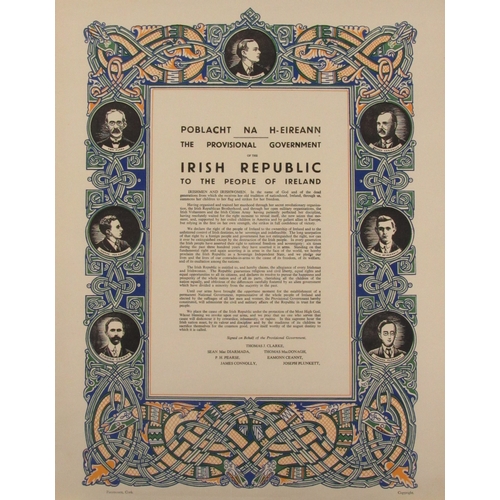 703 - Co. Cork: (Republican Interest) Anniversary 1916-66 Poblacht na hEireann - The Provisional Governmen... 