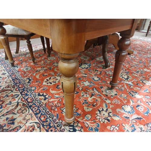 1177 - **WITHDRAWN**A fine quality Irish mahogany William IV period extending Dining Table, in the manner o... 