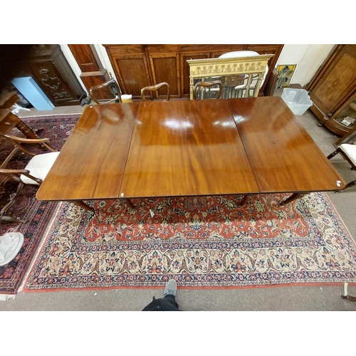 1177 - **WITHDRAWN**A fine quality Irish mahogany William IV period extending Dining Table, in the manner o... 